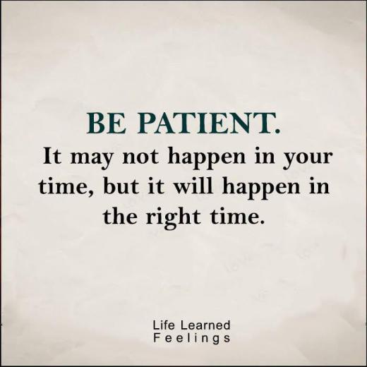 صبور باشید!.. ممکنه آنچه《که منتظرش هستید》